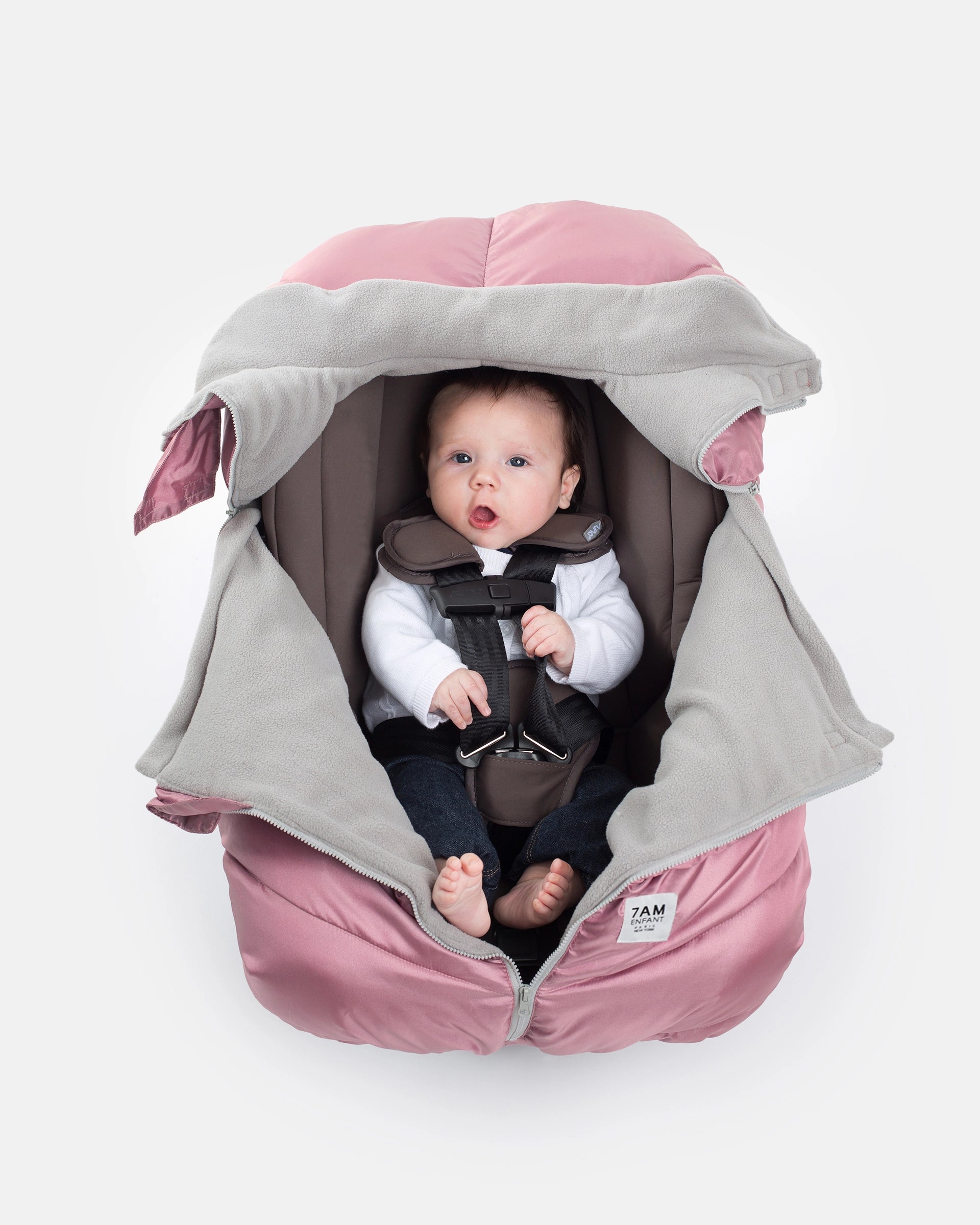 Car Seat Cocoon - Metallic Lilac