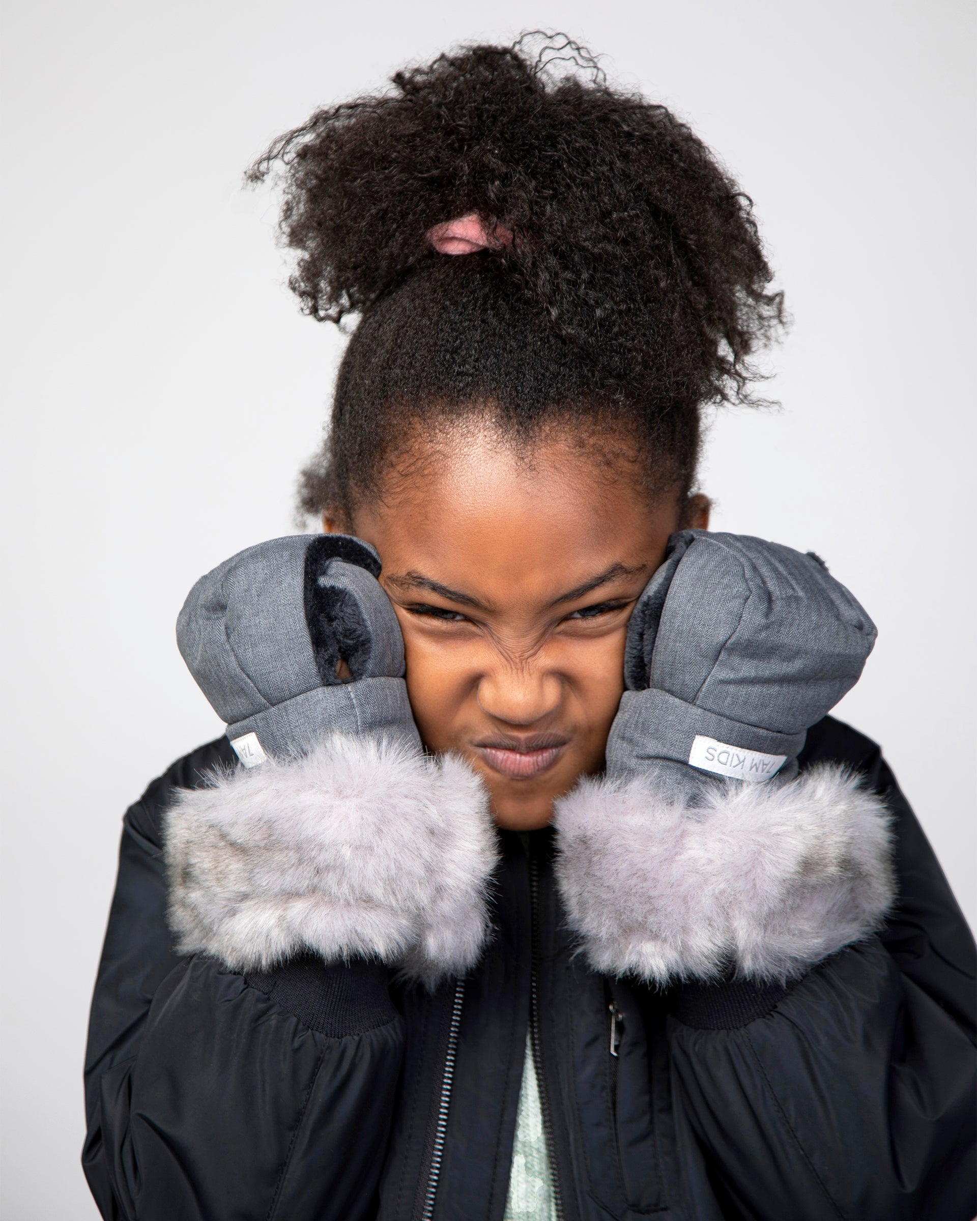 Heather Grey Dark - Arctic Faux Fur//