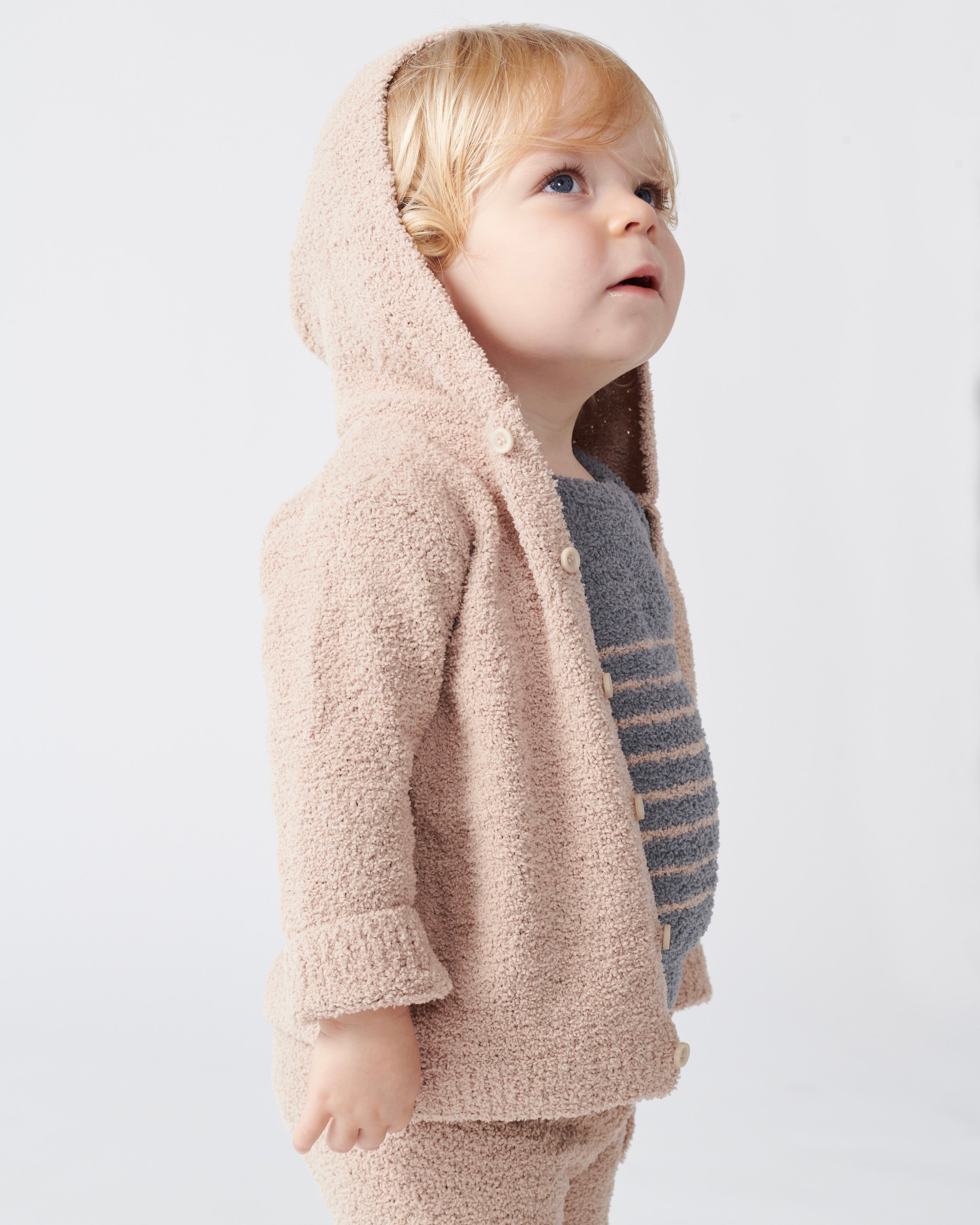 Fuzzy cardigan with hood best sale