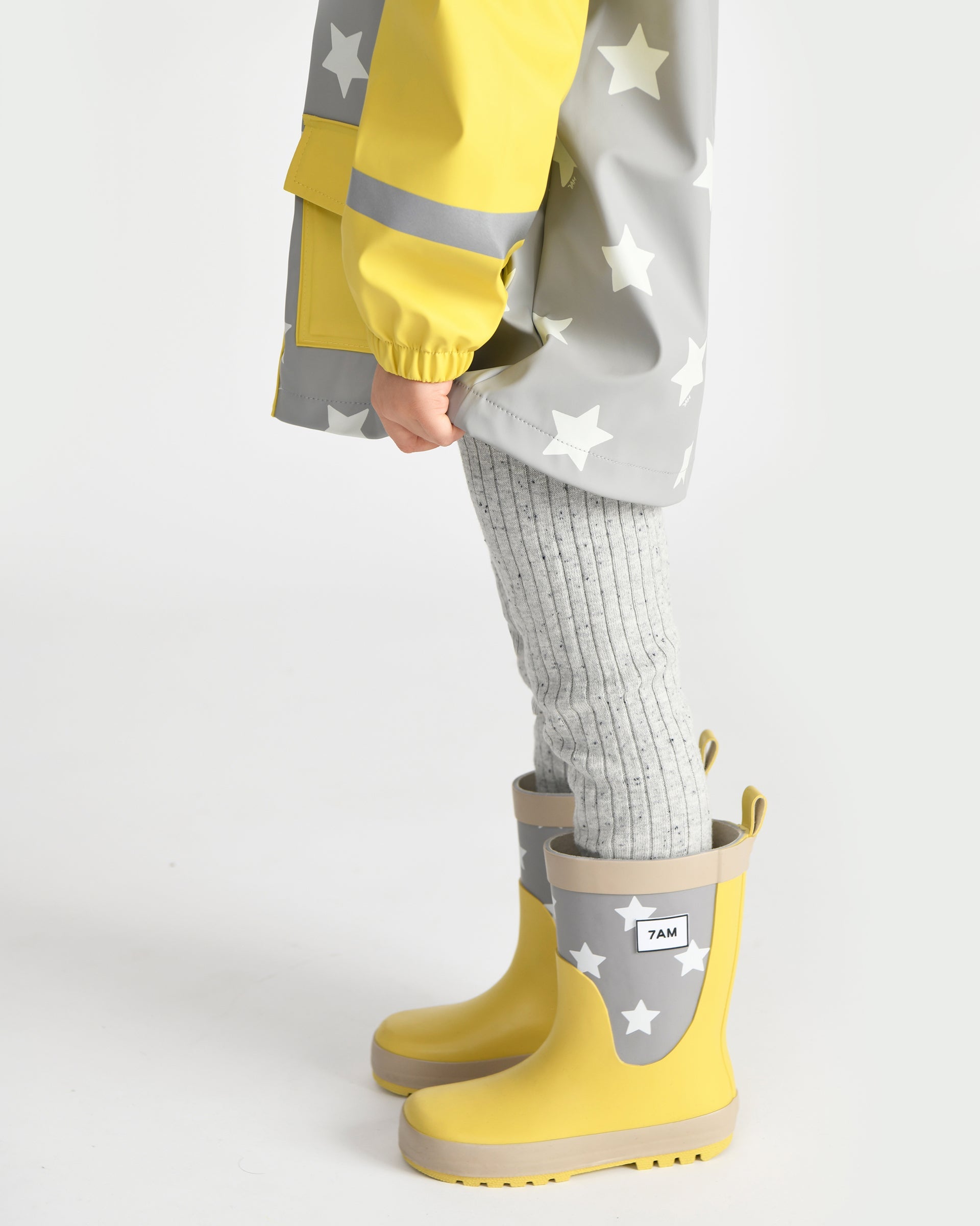 Baby yellow rain boots best sale