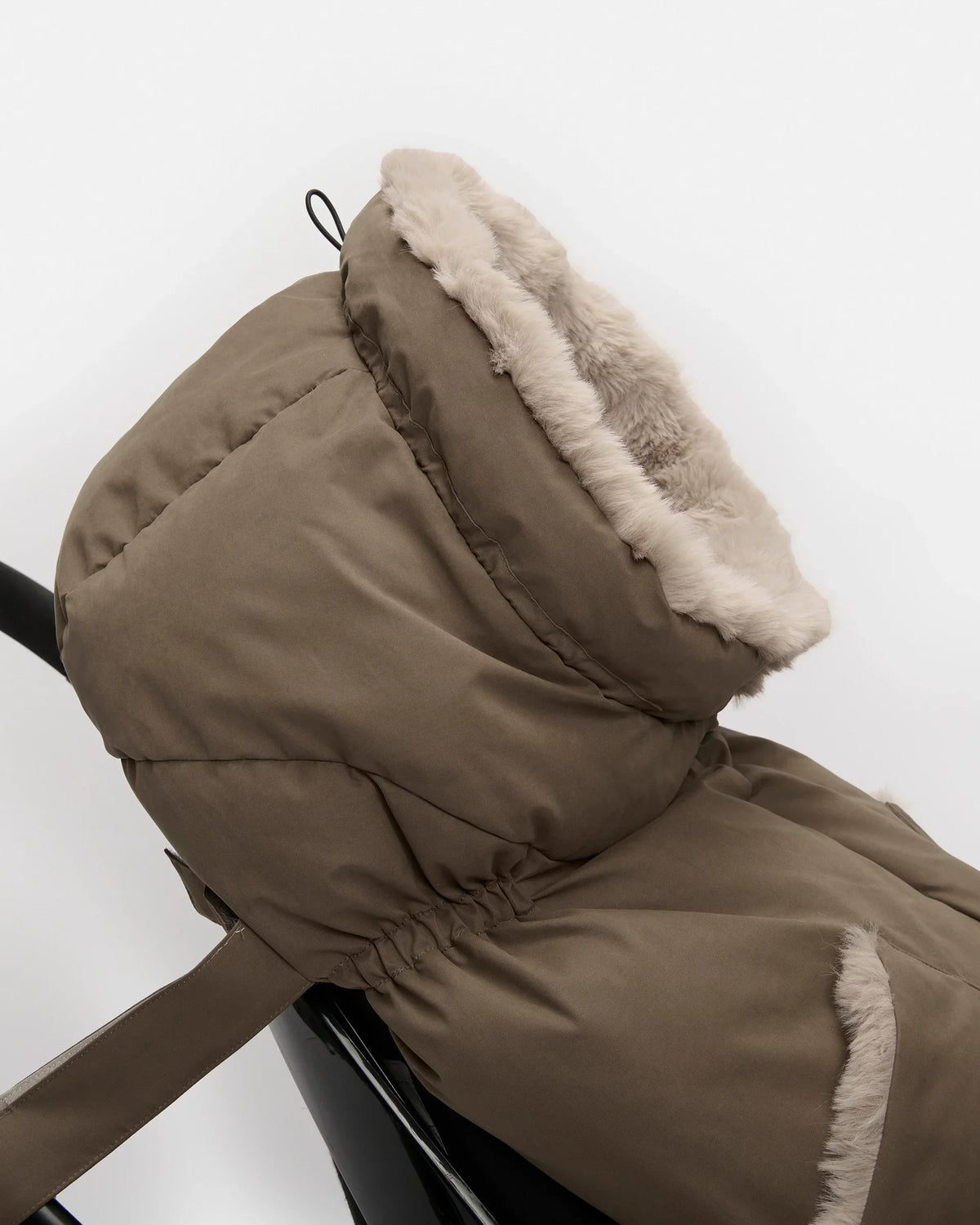 Moss Brown Faux Fur//