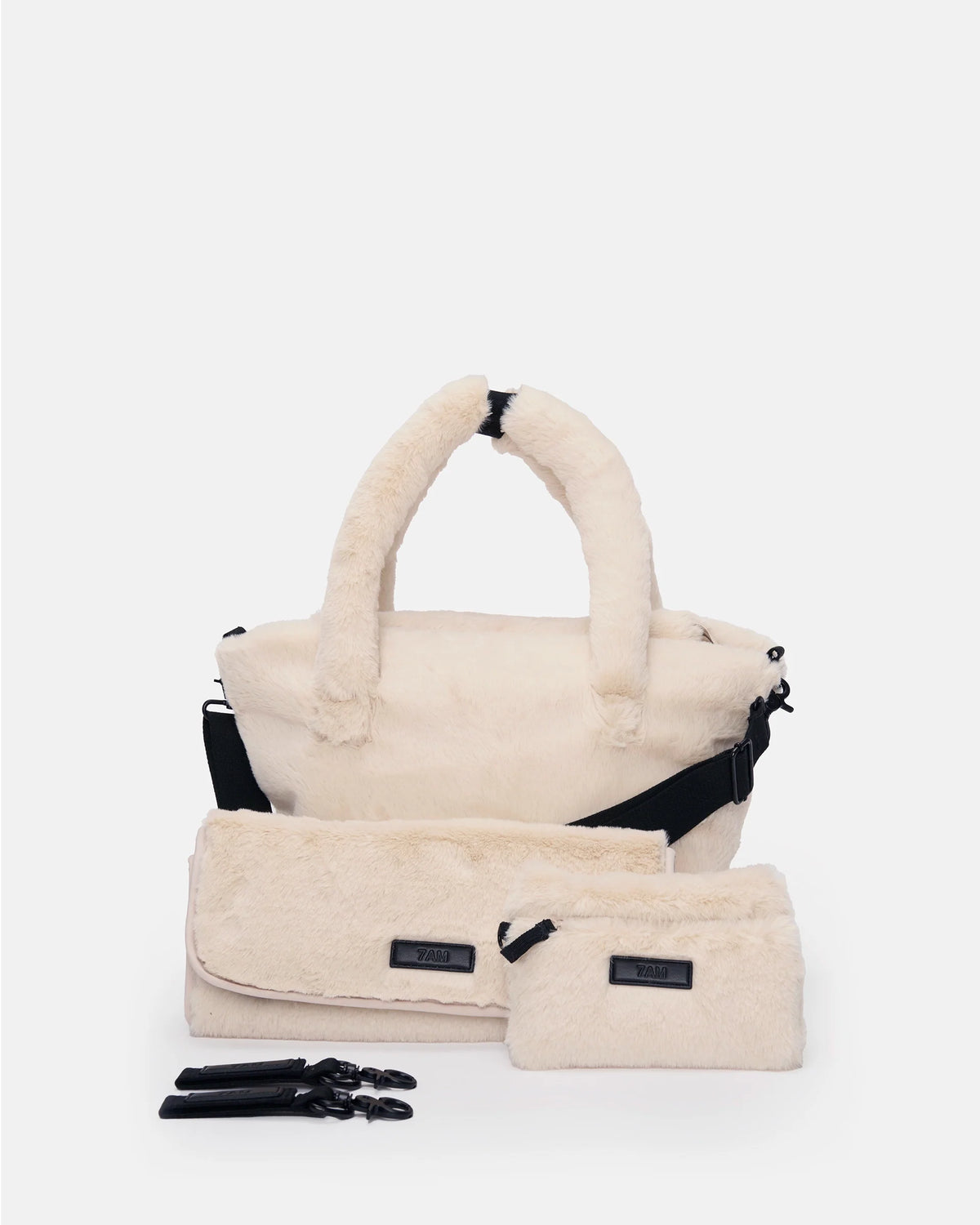 Arctic White Faux Fur//