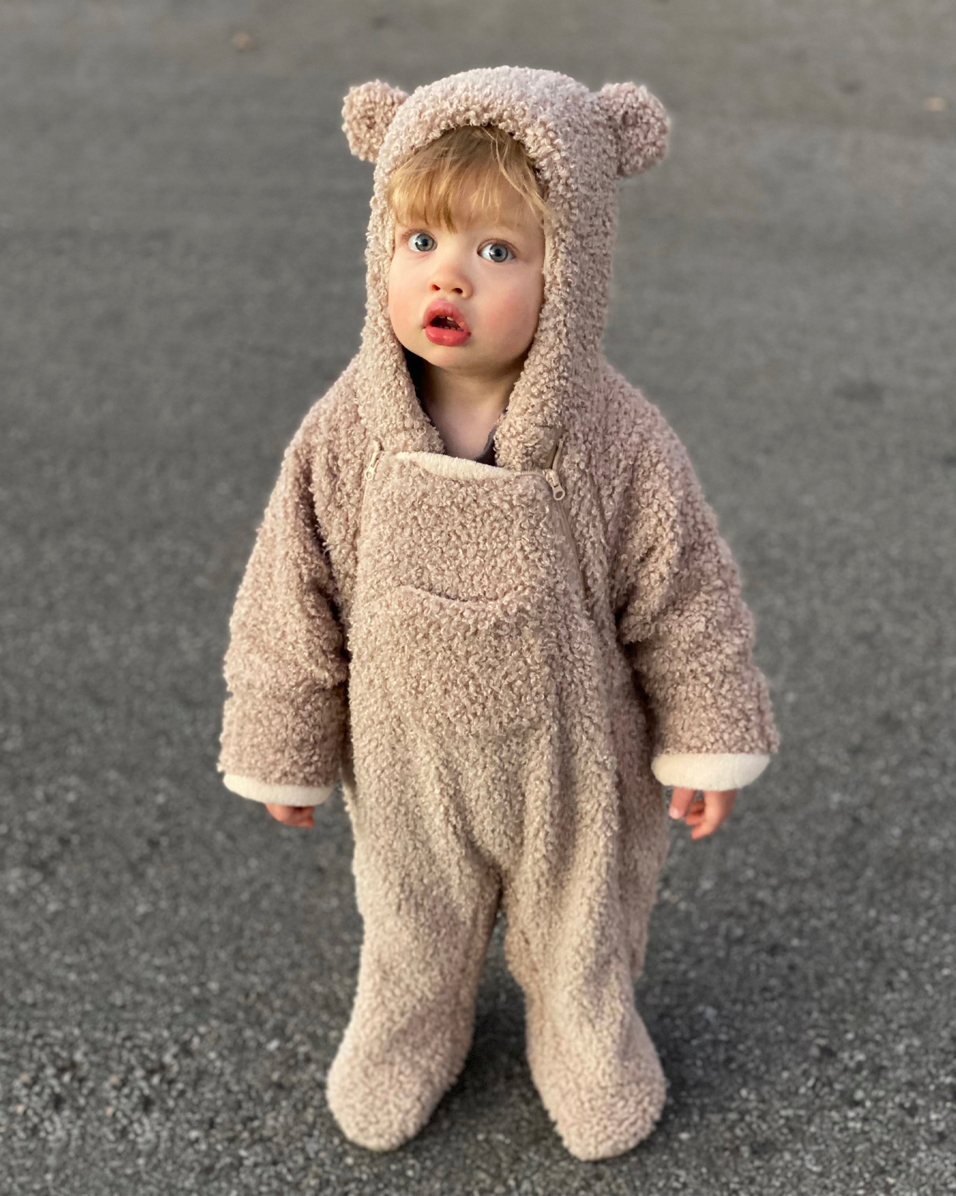 Teddy bear best sale jumpsuit baby