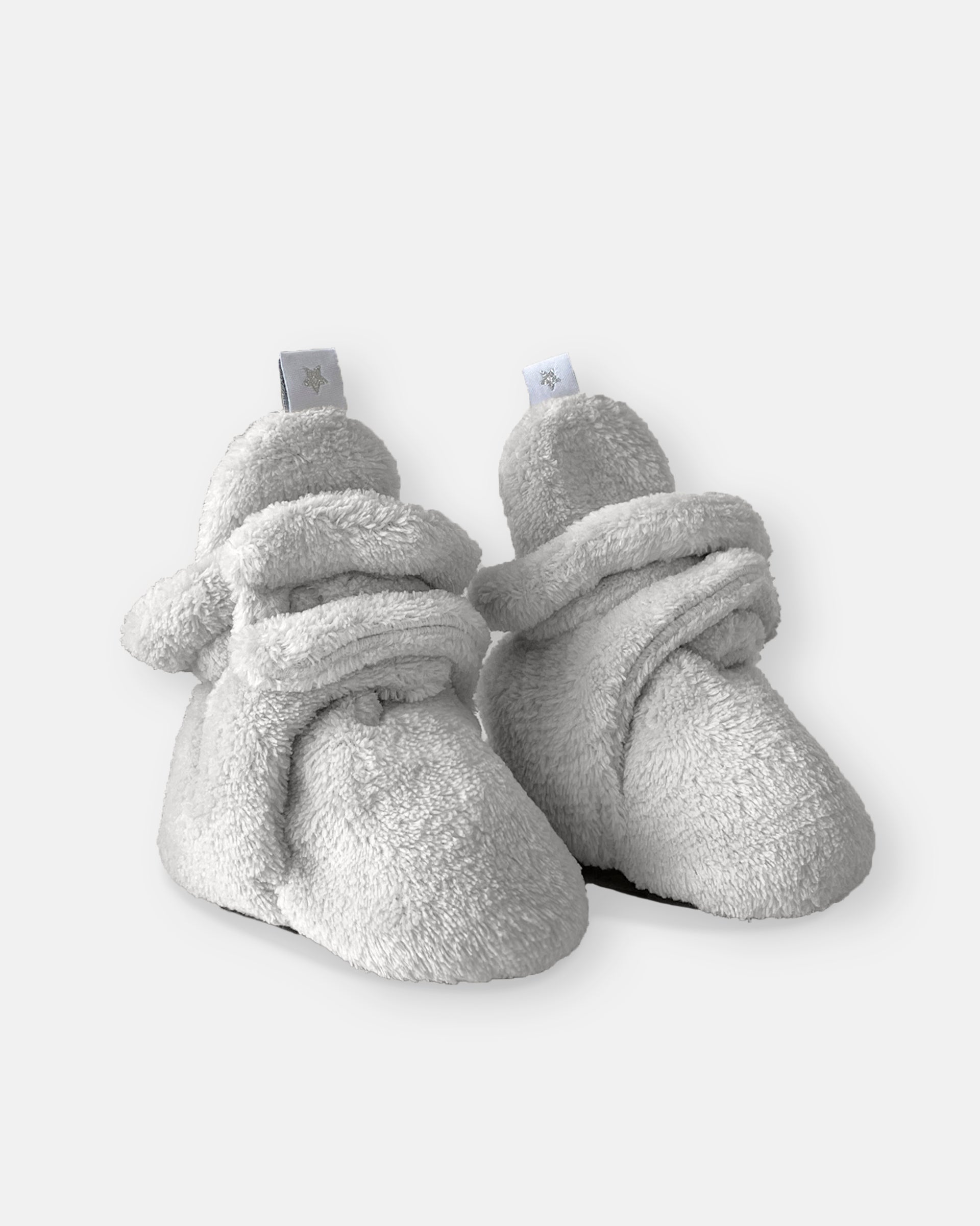 7AM Baby Slippers Plush Sand 0 3M