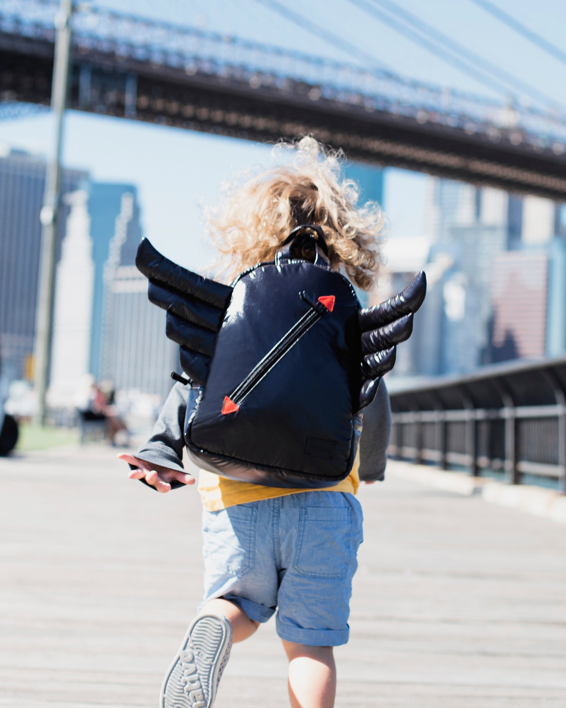 Mini backpack with wings best sale