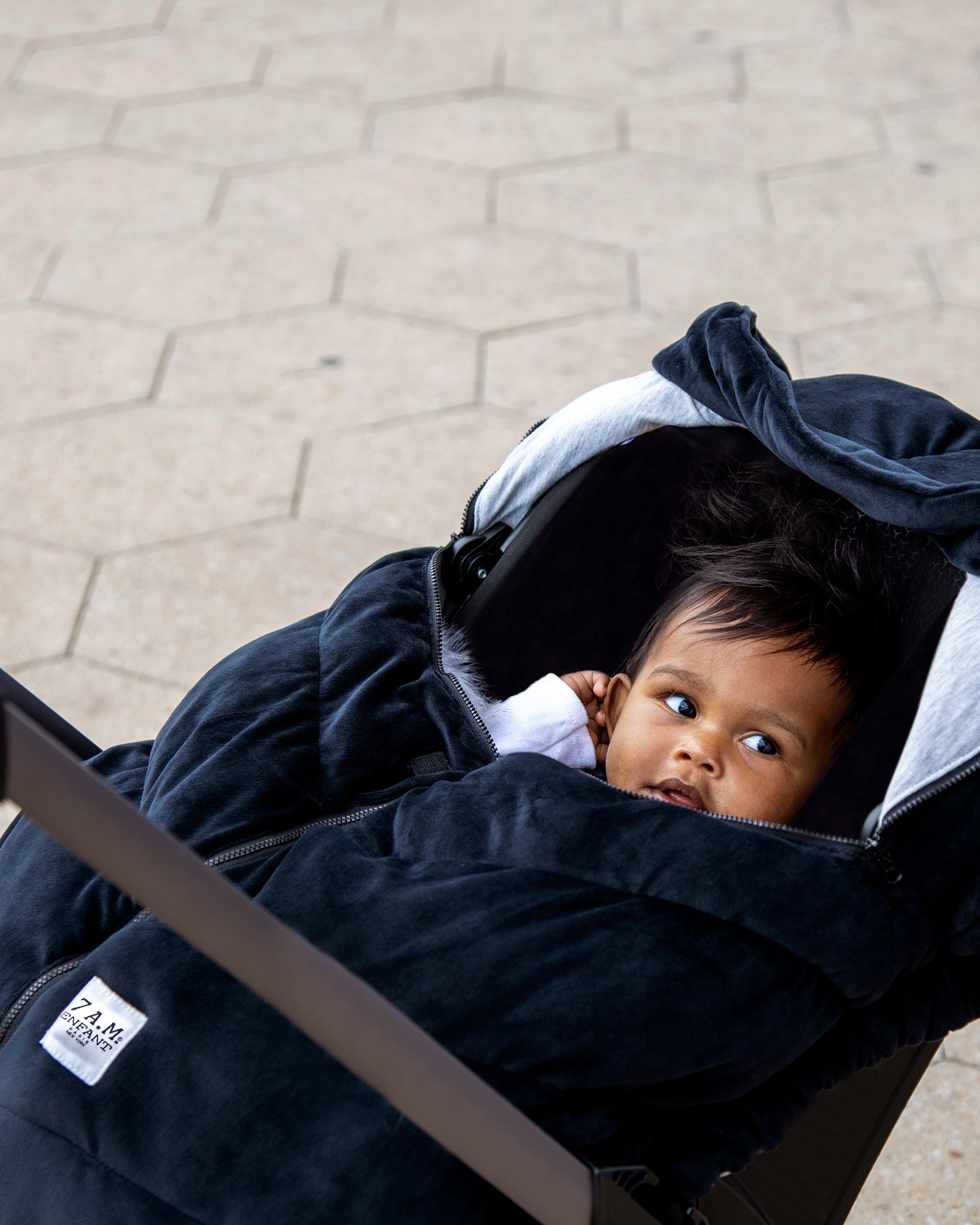 Car Seat Cocoon Velour Cotton